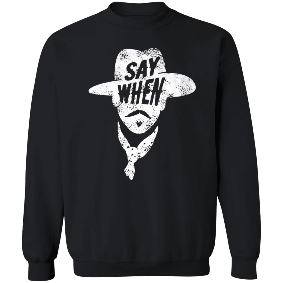 Aaron Rodgers Say When Shirt Mason Jar Label Merch Say When Doc Holliday Shirt - Teechipus