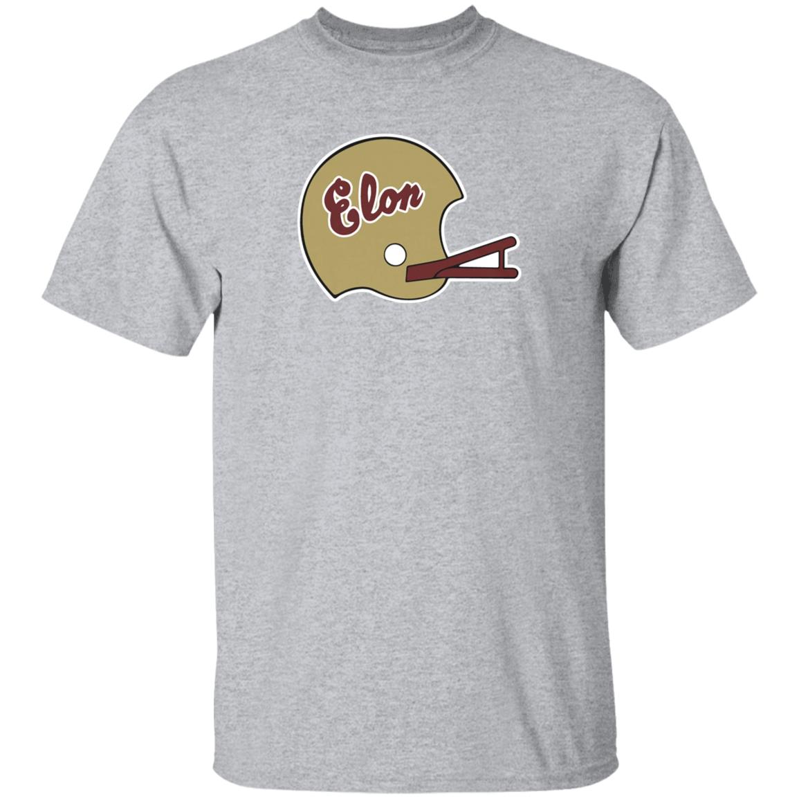 Wes Durham Elon Football 1980'S Helmet Shirt Breakingt Merch Elon Football 1980'S Helmet Shirt - Teechipus