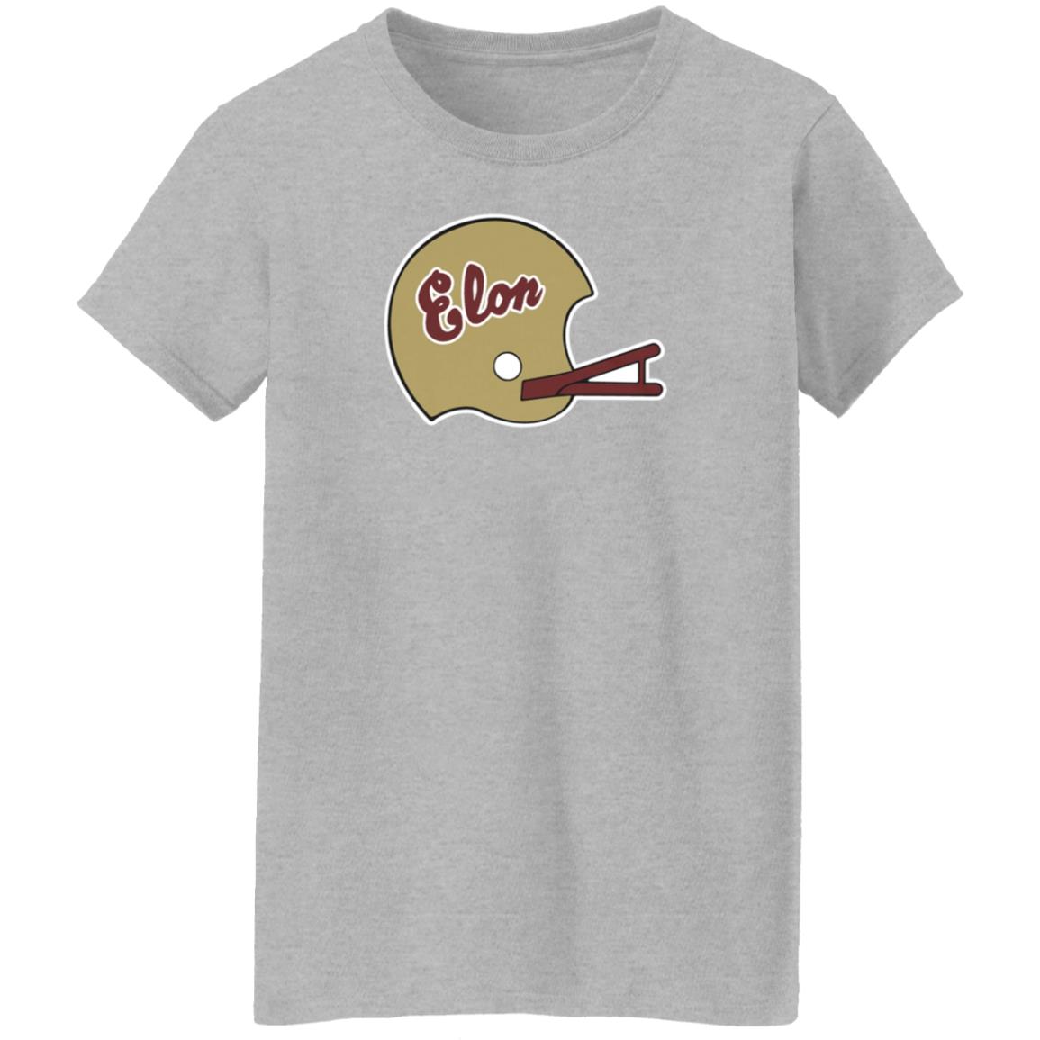 Wes Durham Elon Football 1980'S Helmet Shirt Breakingt Merch Elon Football 1980'S Helmet Shirt - Teechipus