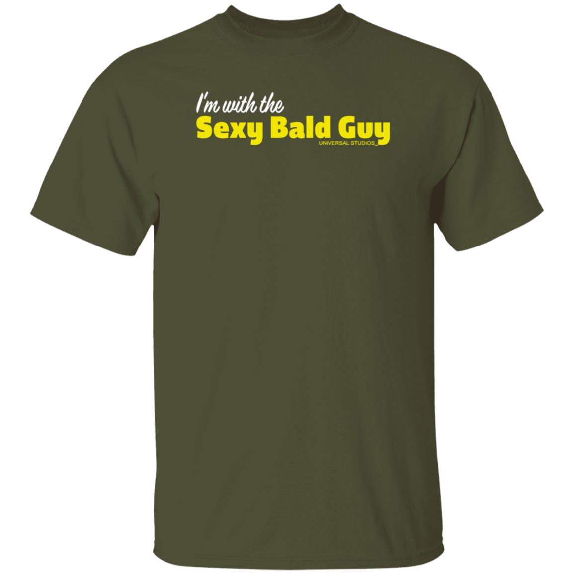 I'm With The Sexy Bald Guy Universal Studios Shirt Larkoneironaut - Teechipus