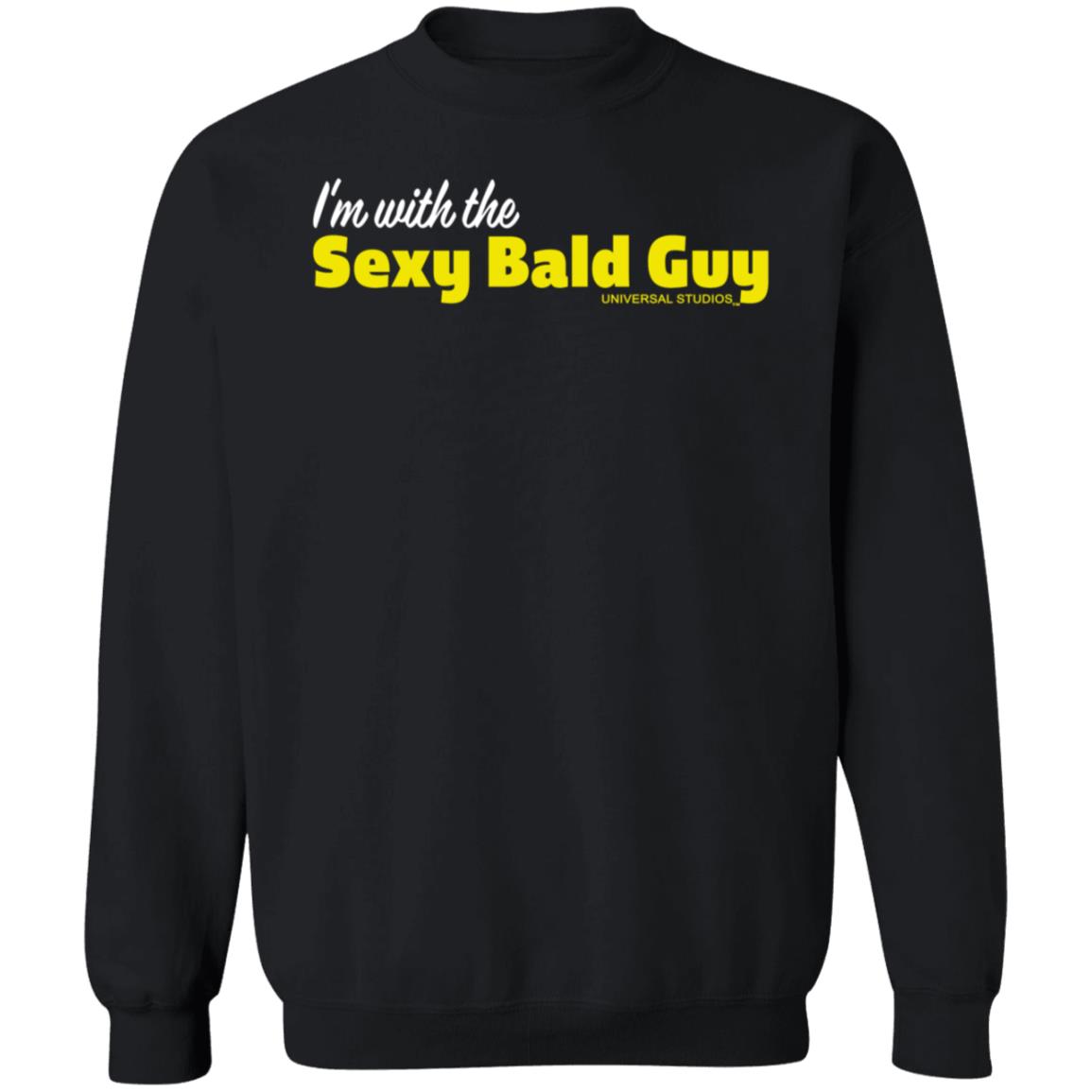I'm With The Sexy Bald Guy Universal Studios Shirt Larkoneironaut - Teechipus