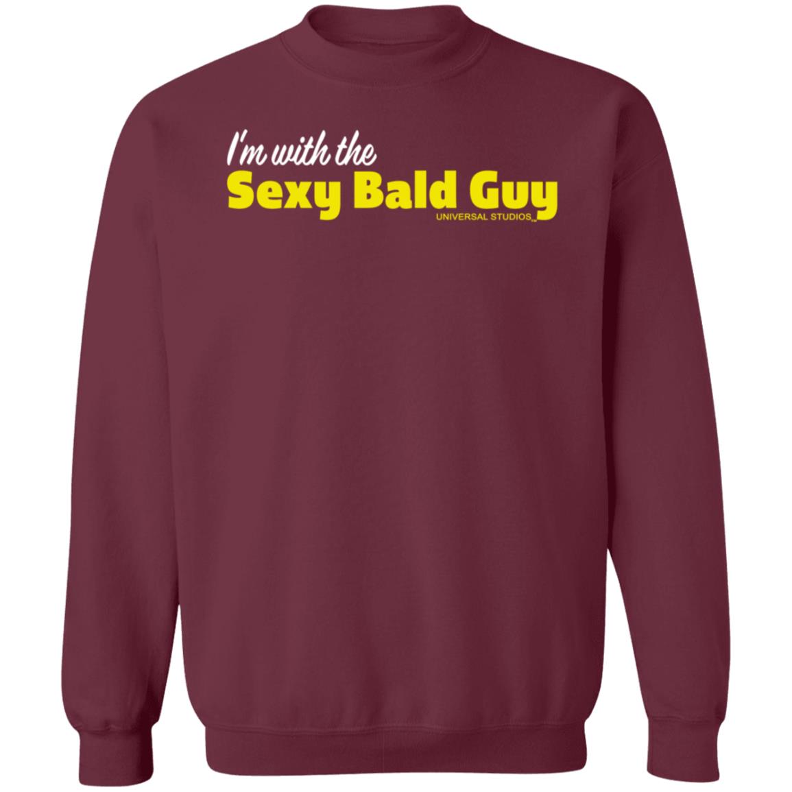 I'm With The Sexy Bald Guy Universal Studios Shirt Larkoneironaut - Teechipus