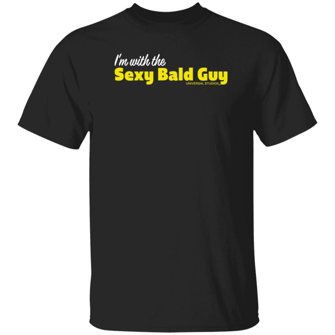 I'm With The Sexy Bald Guy Universal Studios Shirt Larkoneironaut - Teechipus