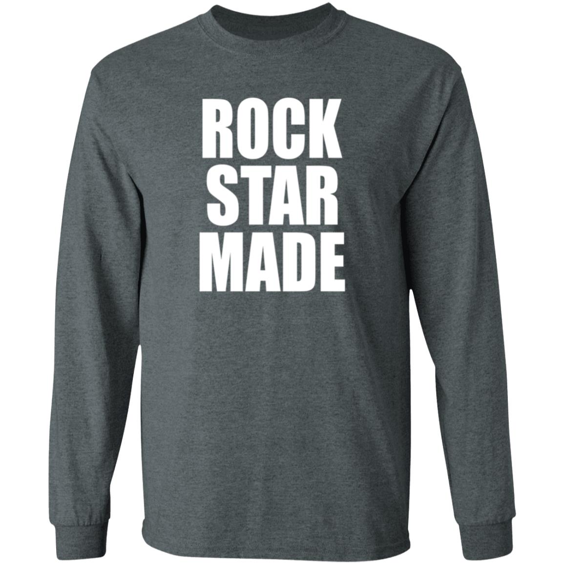 Rock Star Made Shirt Hoodie Sweatshirt - Teechipus