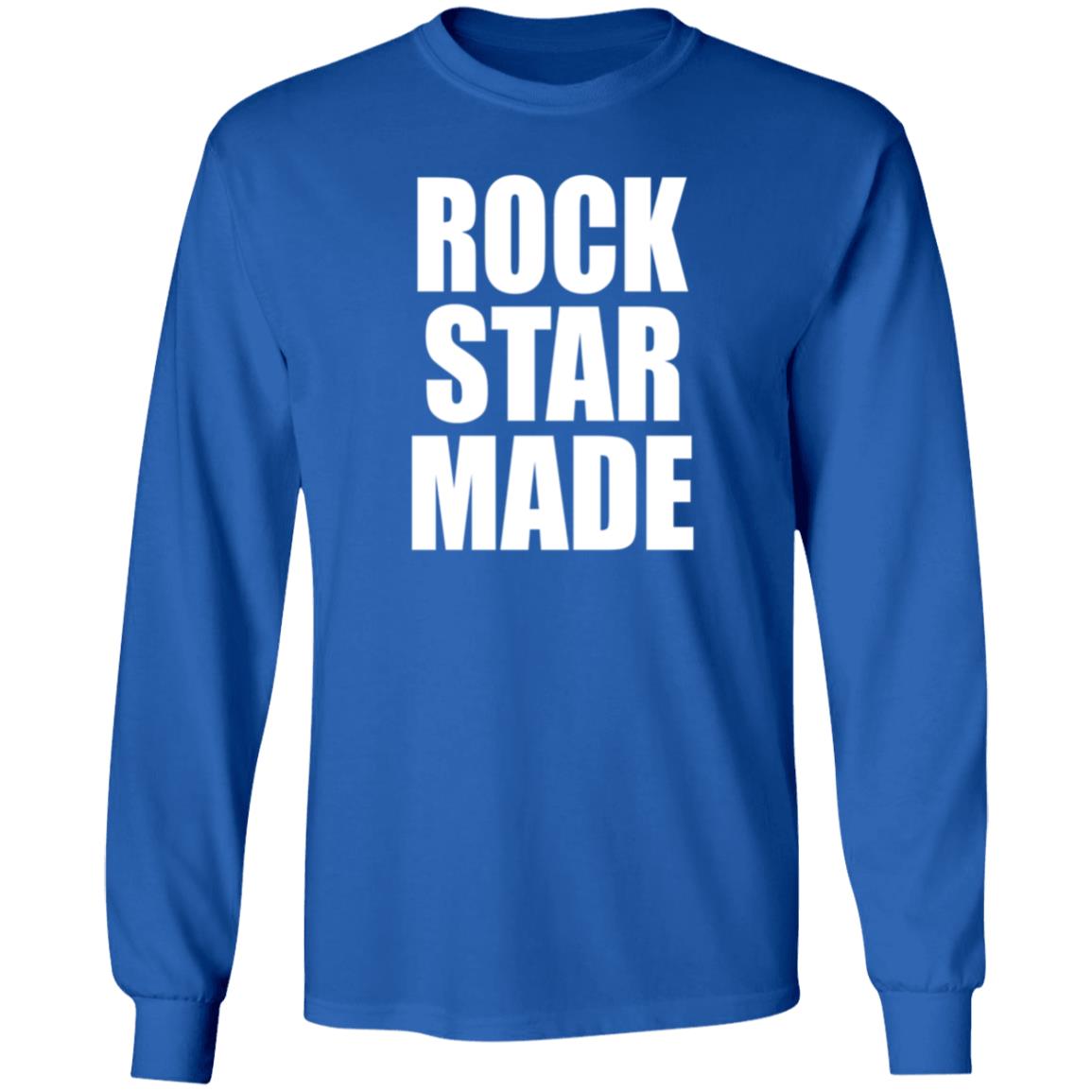 Rock Star Made Shirt Hoodie Sweatshirt - Teechipus