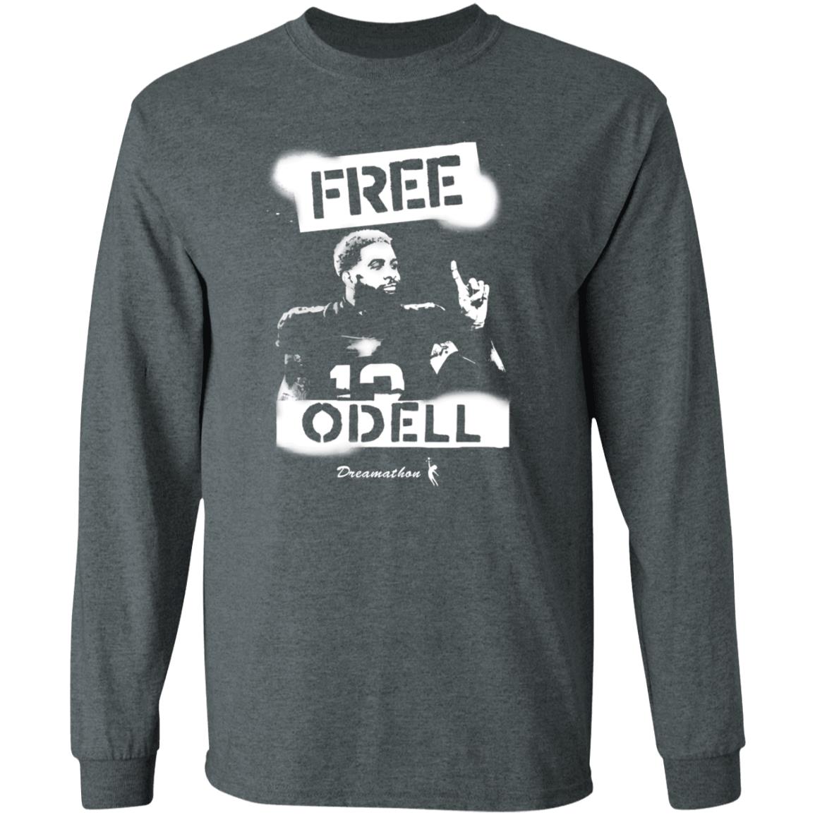 Free Odell Shirt Dreamathon Merch Odell Beckham Free Dreams Shirt - Teechipus