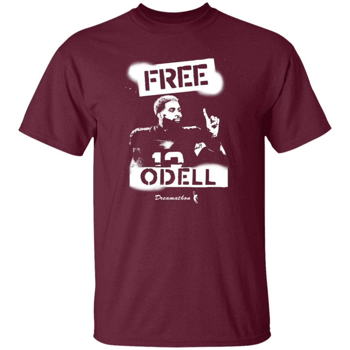 Free Odell Shirt Dreamathon Merch Odell Beckham Free Dreams Shirt - Teechipus