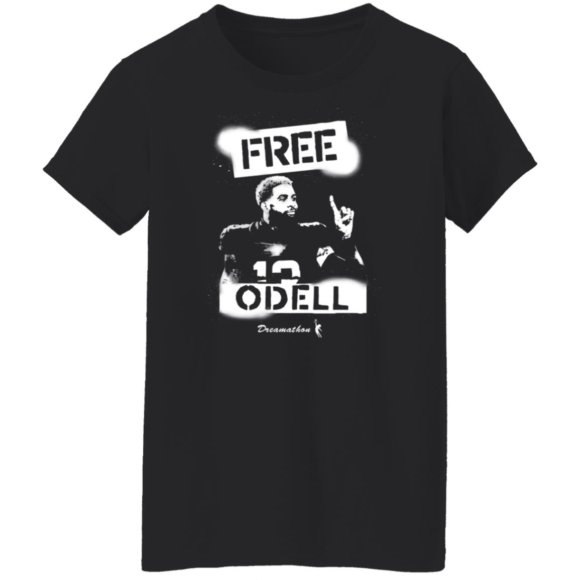 Free Odell Shirt Dreamathon Merch Odell Beckham Free Dreams Shirt - Teechipus