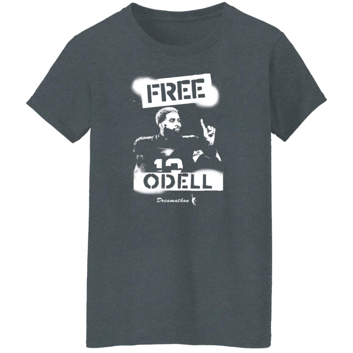 Free Odell Shirt Dreamathon Merch Odell Beckham Free Dreams Shirt - Teechipus