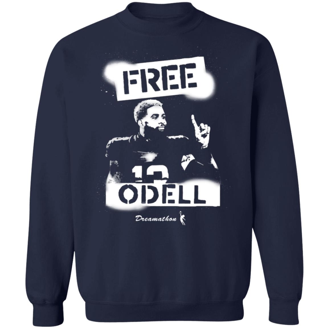 Free Odell Shirt Dreamathon Merch Odell Beckham Free Dreams Shirt - Teechipus