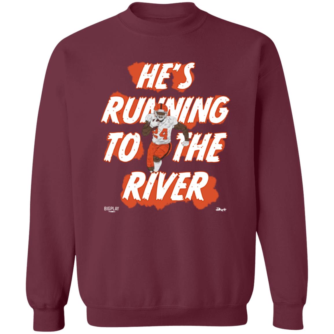 He's Running To The River Shirt Store Bigplay Rb River Shirt Hoodie Sweatshirt - Teechipus
