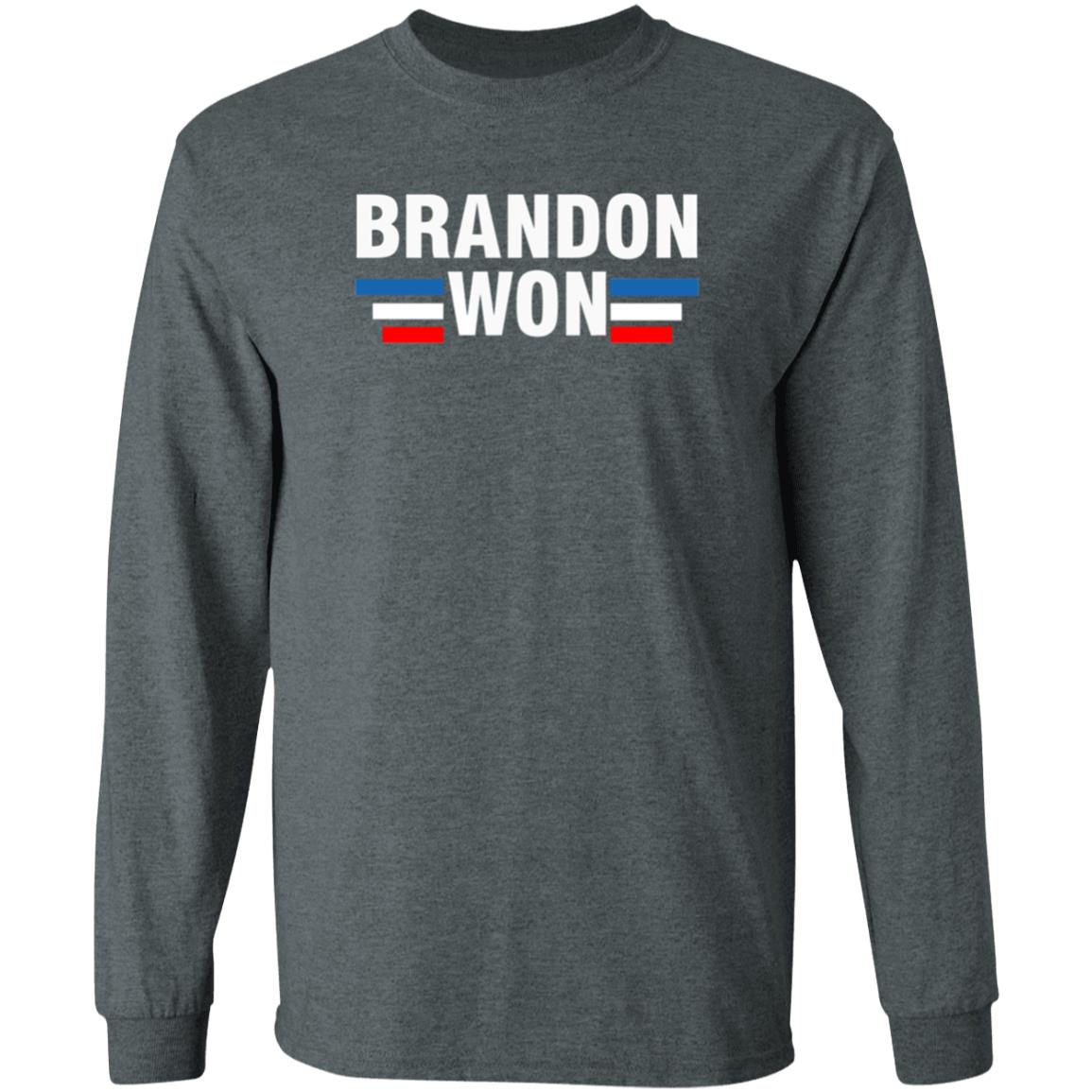 Brandon Won Shirt Brandon Won Let’s Go Brandon Shirt Hoodie Sweatshirt Jeras Ikehorn - Teechipus