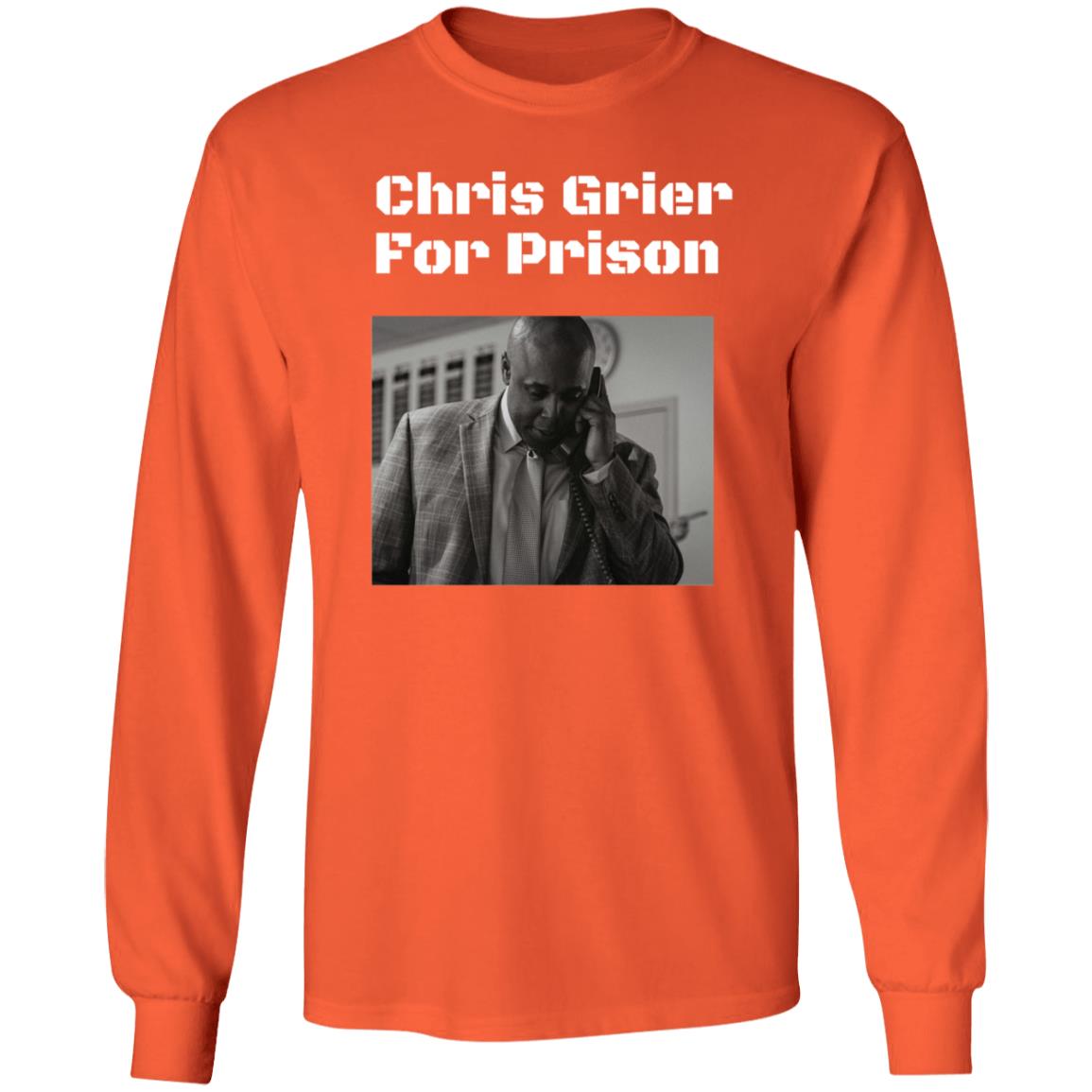 Chris Grier For Prison Shirt Thesmokesports Merch Chris Grier For Prison Shirt - Teechipus