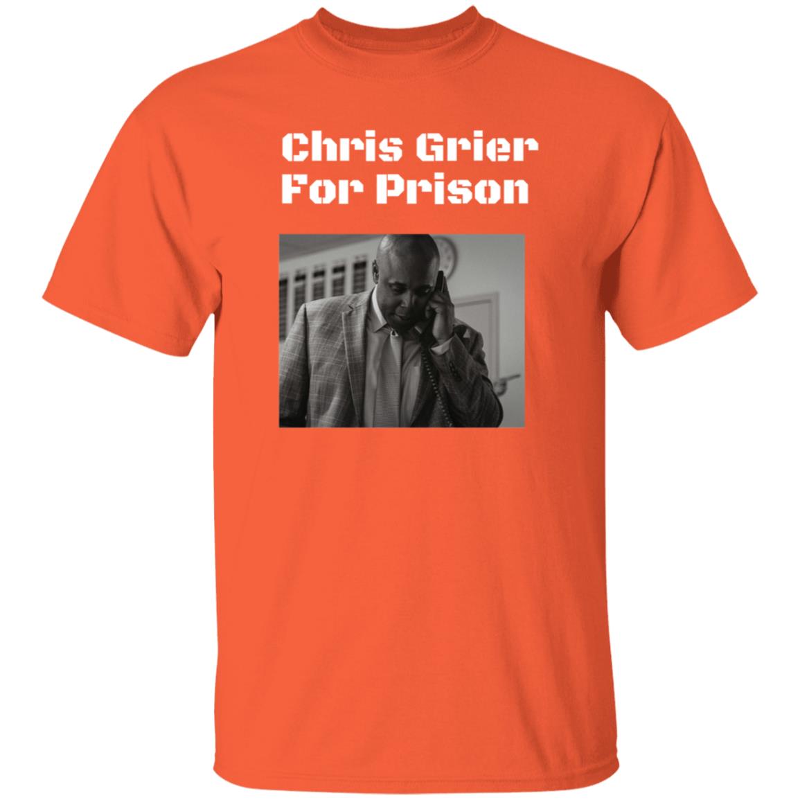 Chris Grier For Prison Shirt Thesmokesports Merch Chris Grier For Prison Shirt - Teechipus