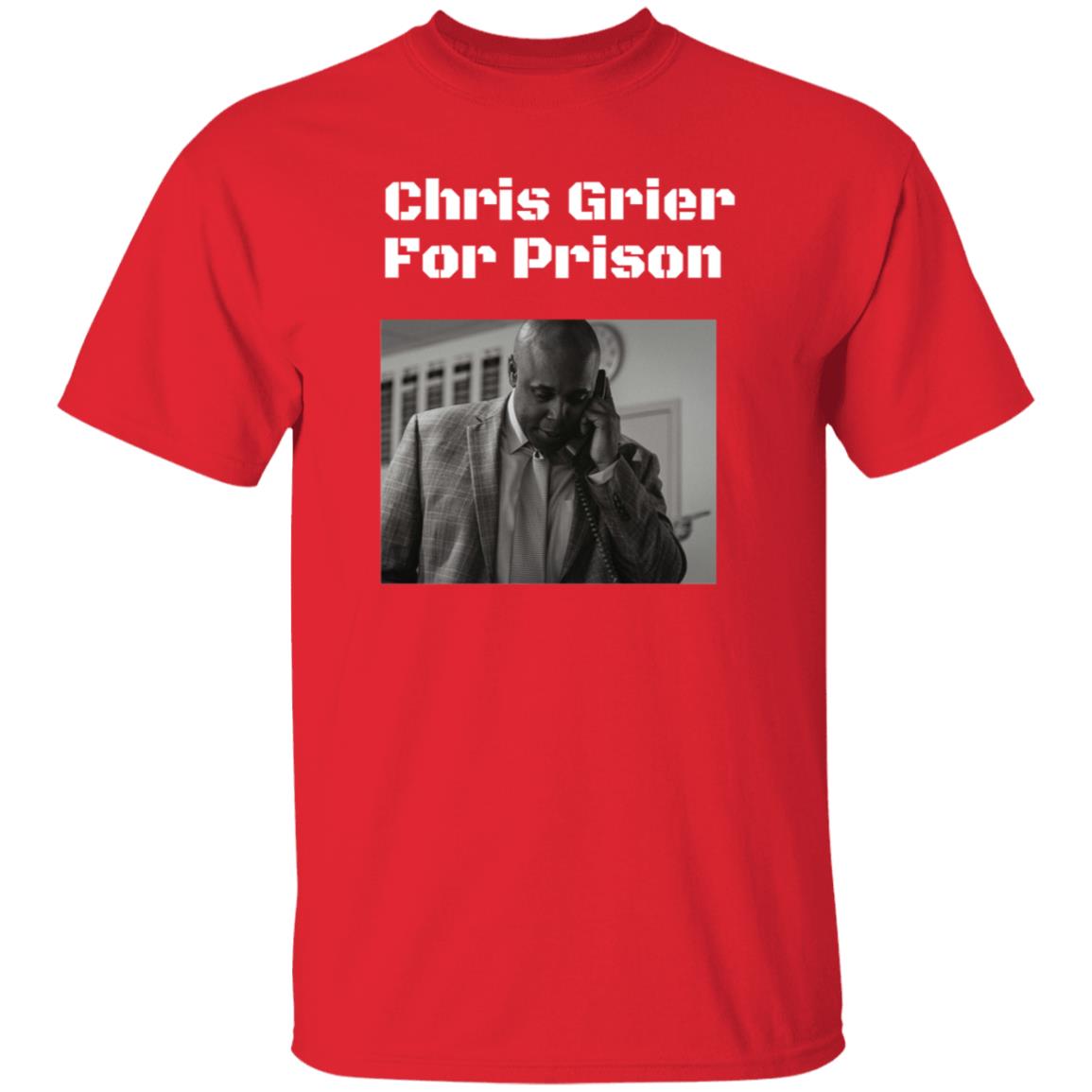 Chris Grier For Prison Shirt Thesmokesports Merch Chris Grier For Prison Shirt - Teechipus