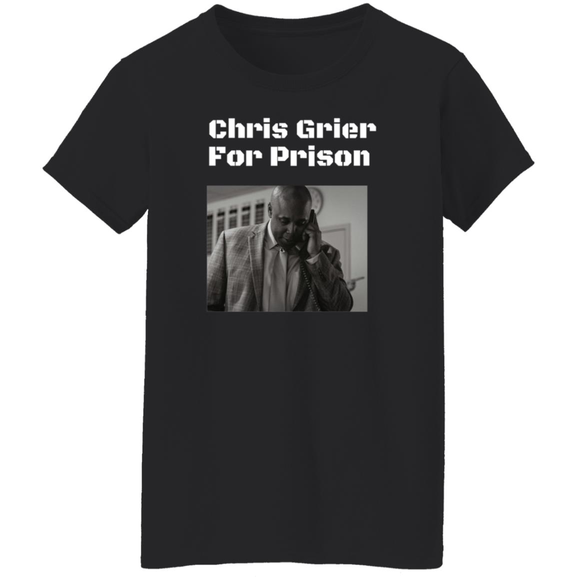 Chris Grier For Prison Shirt Thesmokesports Merch Chris Grier For Prison Shirt - Teechipus