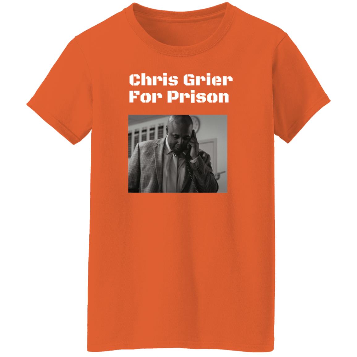 Chris Grier For Prison Shirt Thesmokesports Merch Chris Grier For Prison Shirt - Teechipus