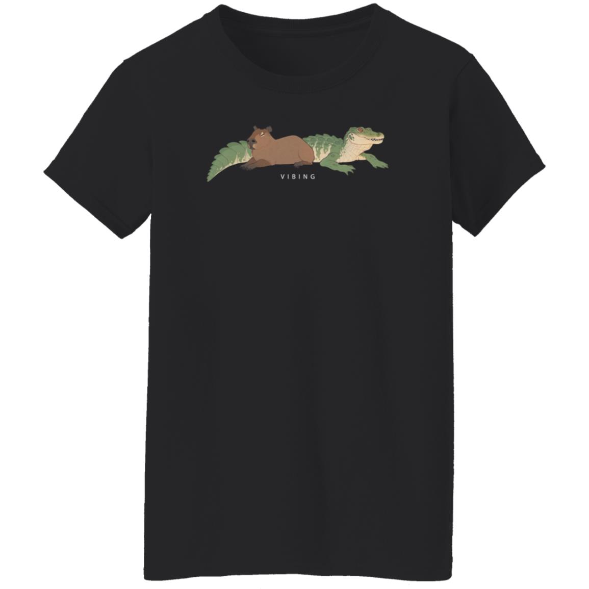 Capybara Vibing Hoodie Gators Daily Store Capybara Shirt Hoodie Sweatshirt - Teechipus