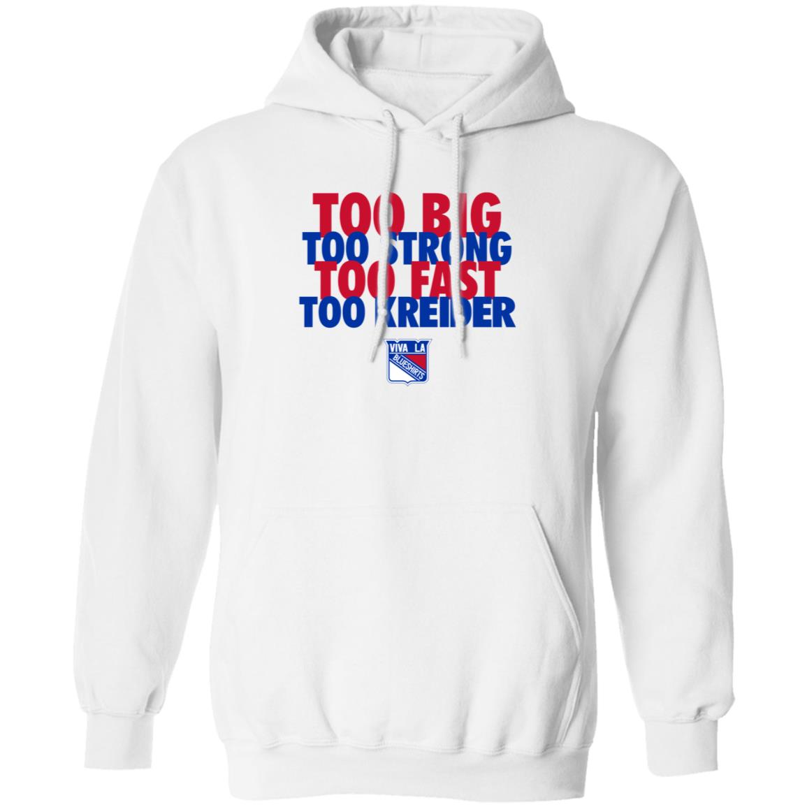 Michael Gismondi Too Big Too Strong Too Fast To Kreider Shirt Barstoolsports Merch - Teechipus