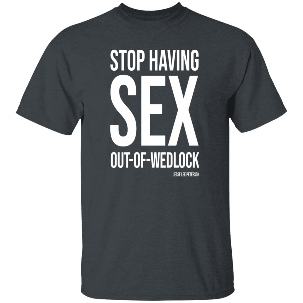 Stop Having Sex Out Of Wedlock Shirt Hoodie Sweatshirt - Teechipus