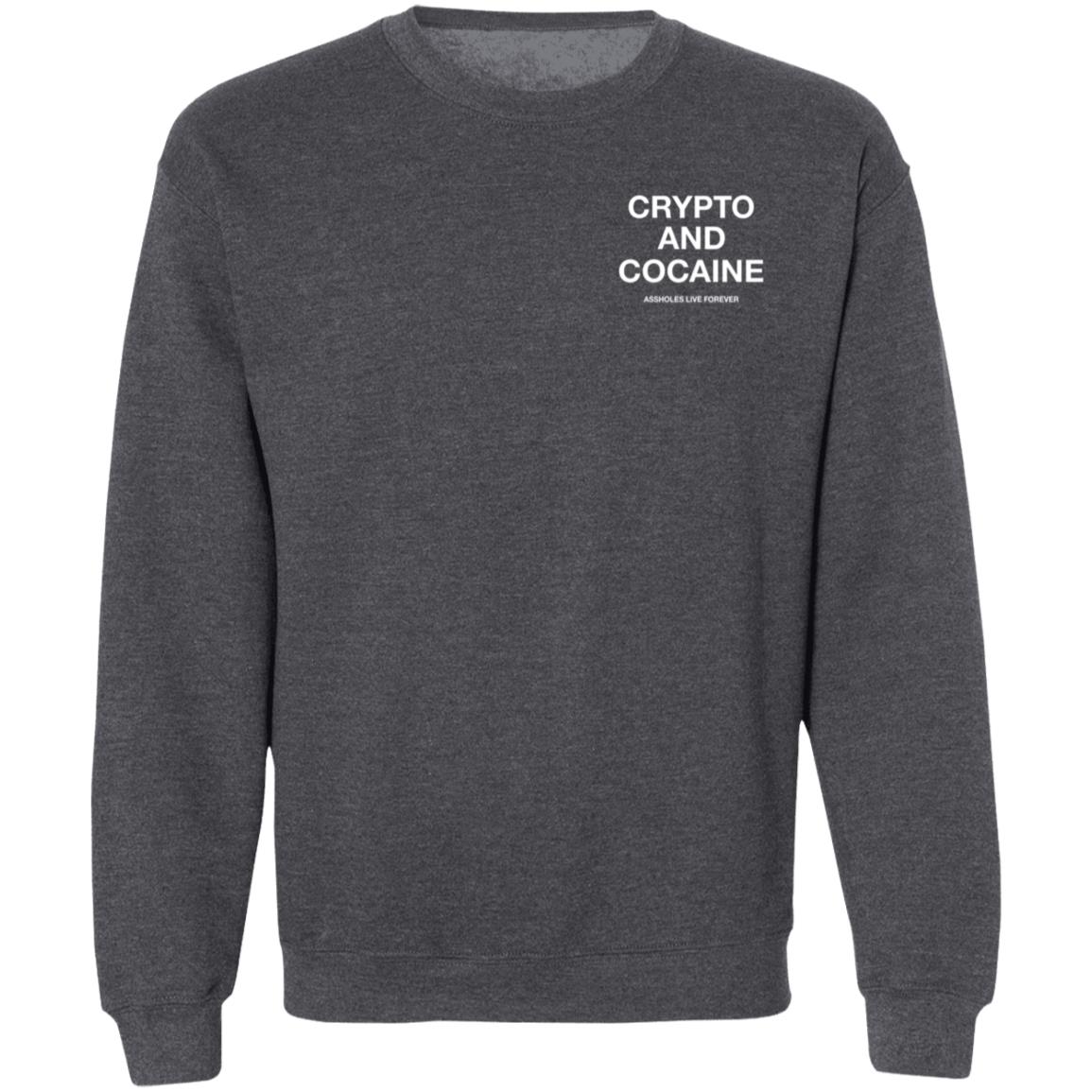 Crypto And Cocaine Assholes Live Forever Hoodie Assholes Live Forever Merch - Teechipus