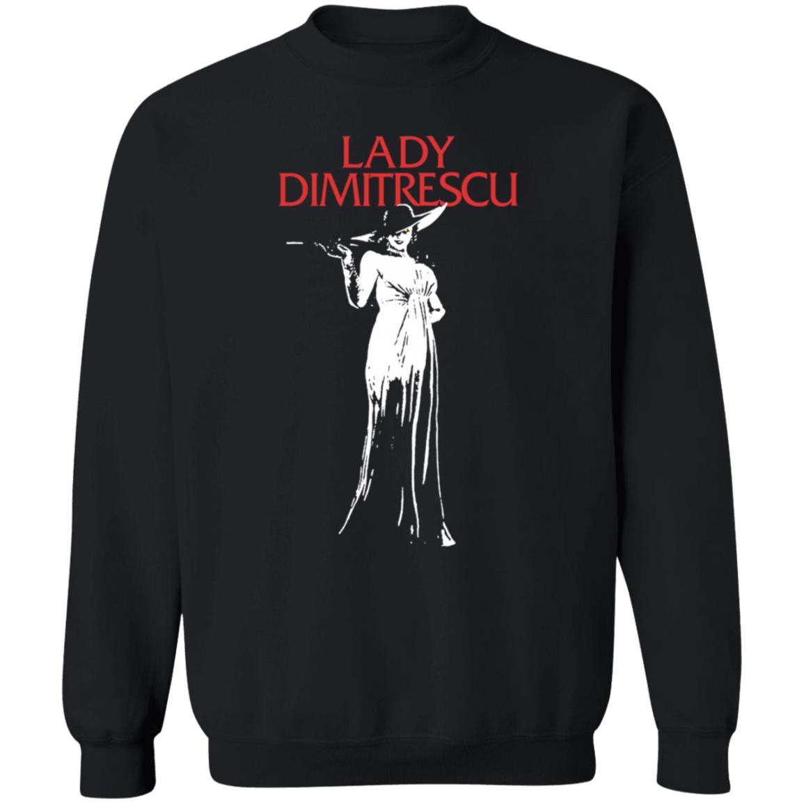 Lady Dimitrescu Shirt Hottopic Store Resident Evil Lady Dimitrescu Shirt Hoodie Sweatshirt - Teechipus