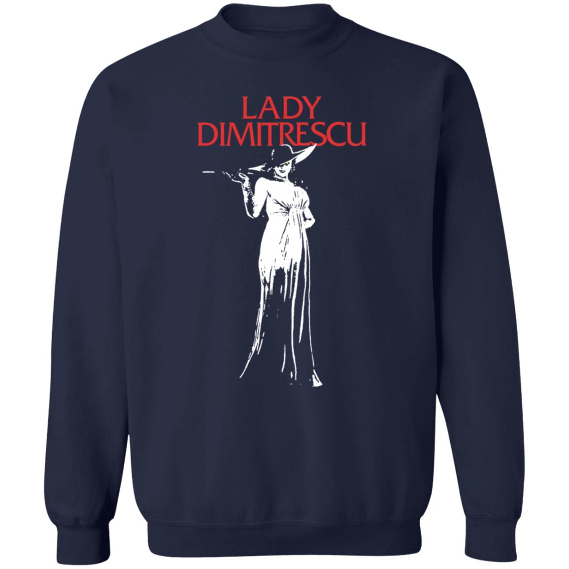 Lady Dimitrescu Shirt Hottopic Store Resident Evil Lady Dimitrescu Shirt Hoodie Sweatshirt - Teechipus