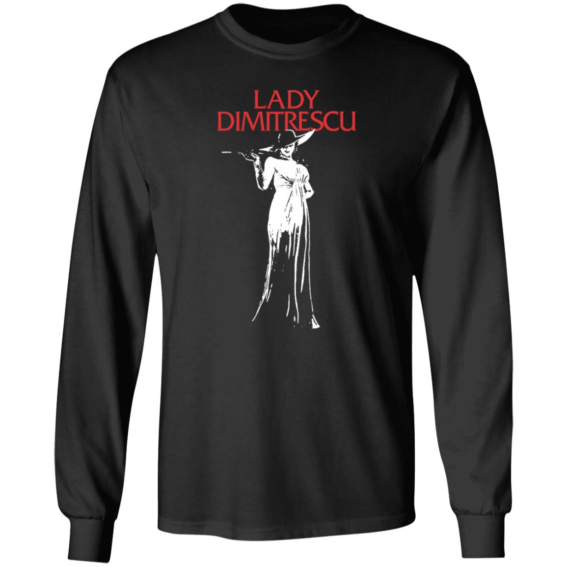 Lady Dimitrescu Shirt Hottopic Store Resident Evil Lady Dimitrescu Shirt Hoodie Sweatshirt - Teechipus