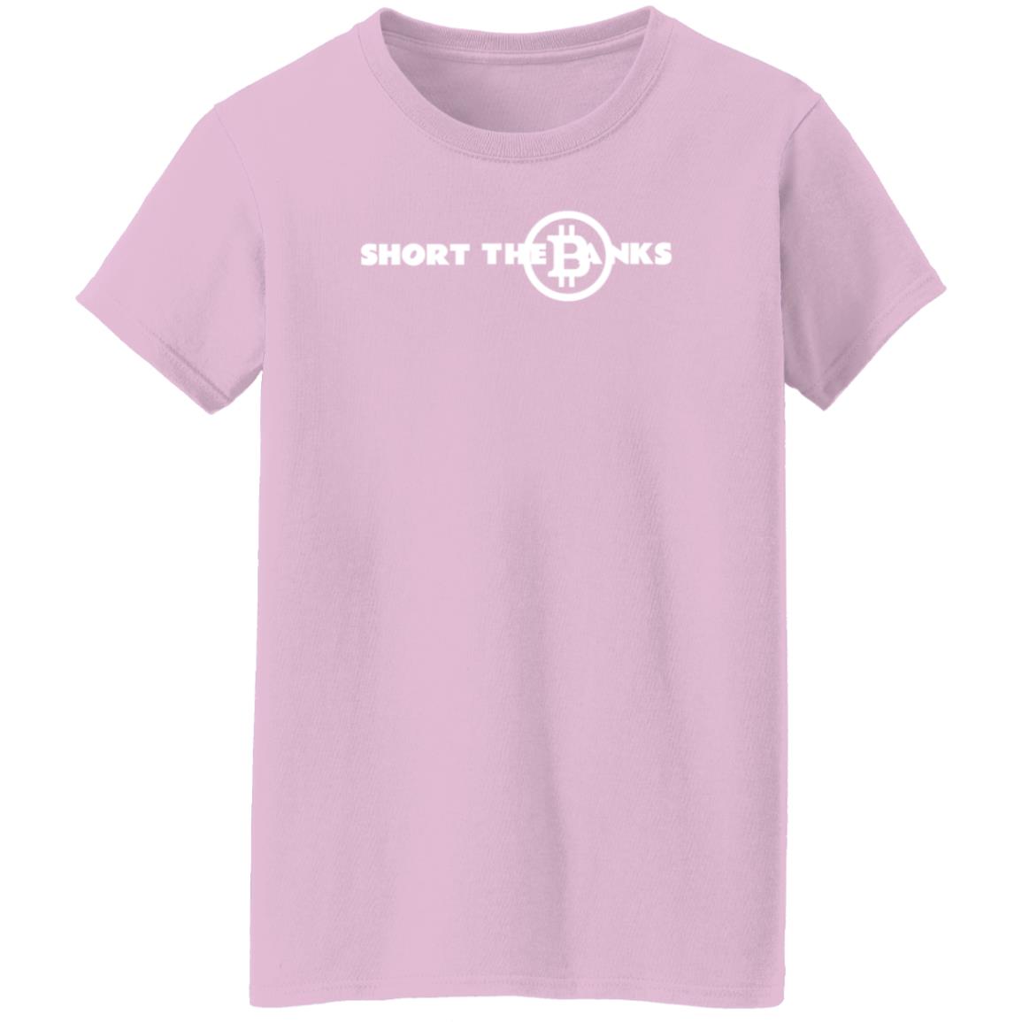 Short The Banks Bitcoin Shirt Mammycrypto Short The Banks Bitcoin Shirt Hoodie Sweatshirt - Teechipus