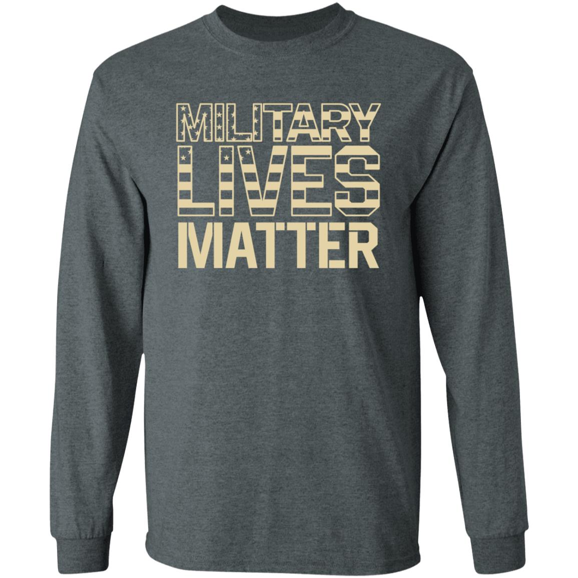 Brittany Aldean Military Lives Matter Long Sleeve Shirt Brittandkasi Merch - Teechipus