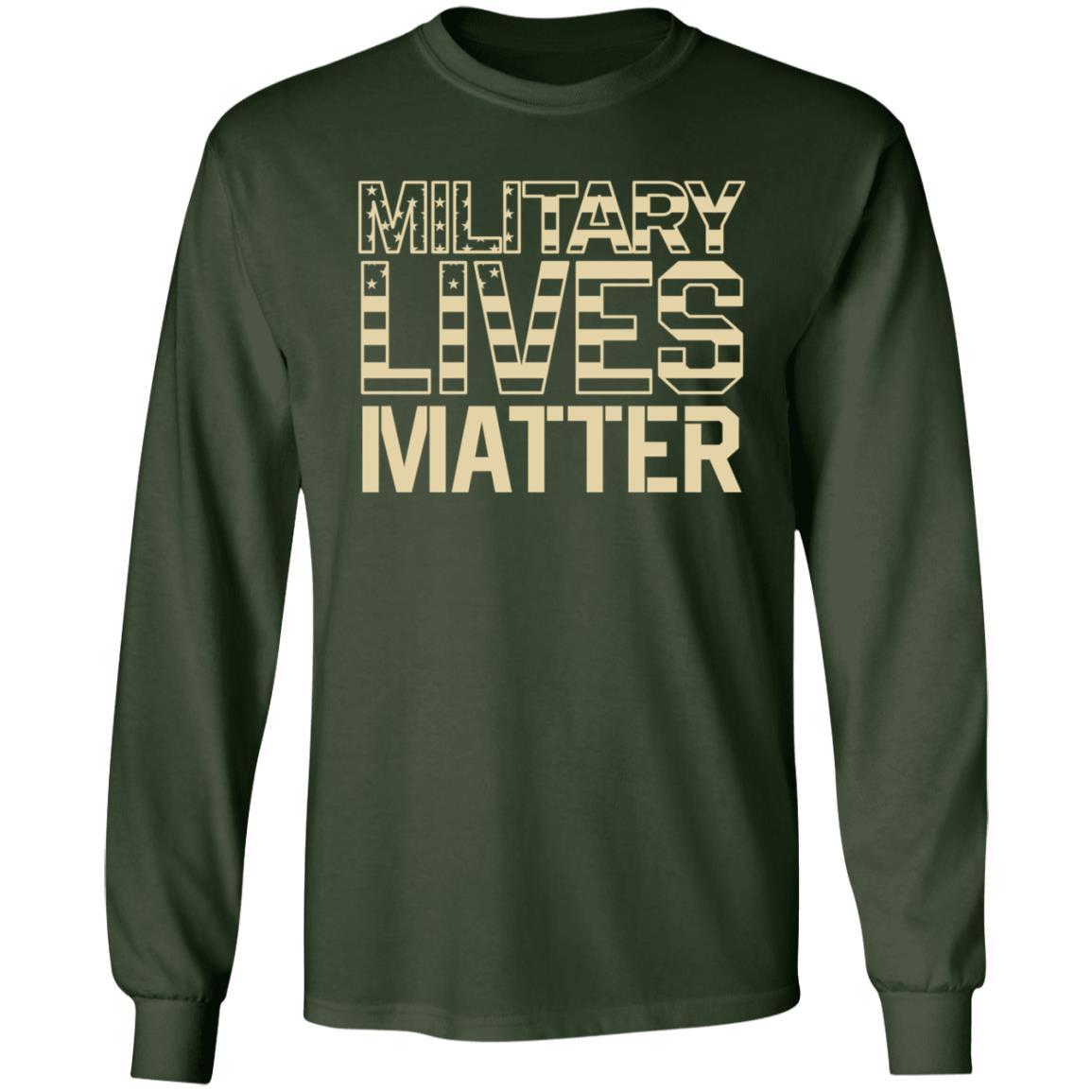Brittany Aldean Military Lives Matter Long Sleeve Shirt Brittandkasi Merch - Teechipus