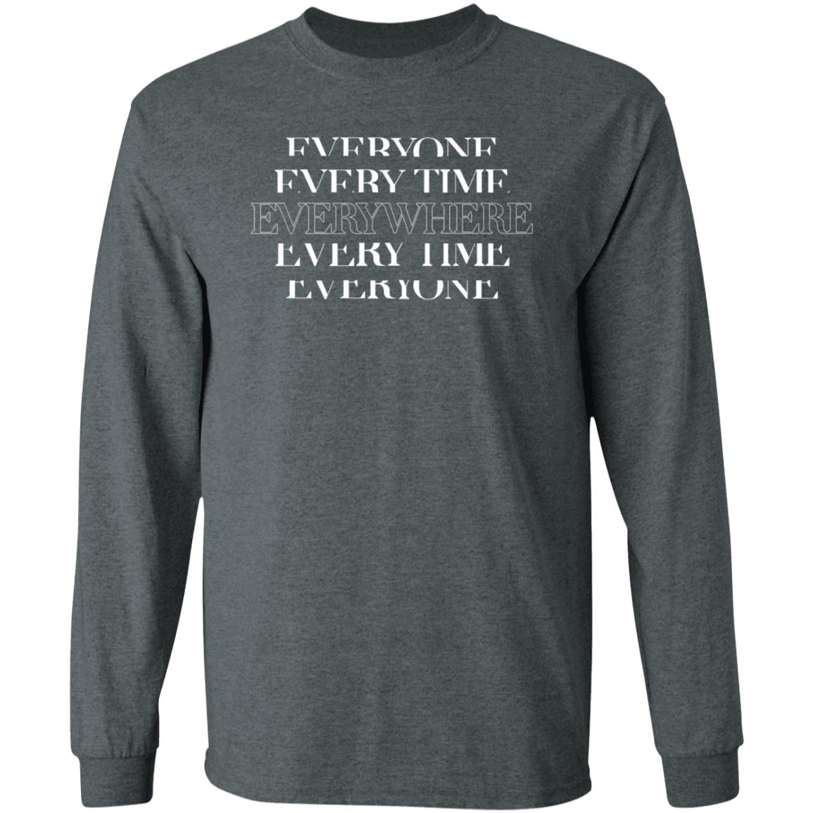 Everyone Every Time Everywhere Hoodie Max Holloway Shop Eee Serif Shirt Hoodie Sweatshirt - Teechipus