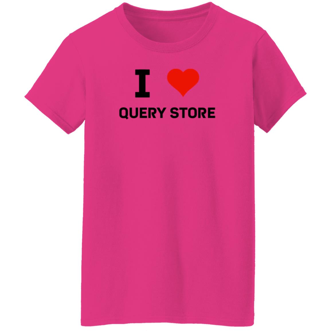 I Love Query Store Shirt Erin Stellato I Love Query Store Shirt Hoodie Sweatshirt - Teechipus