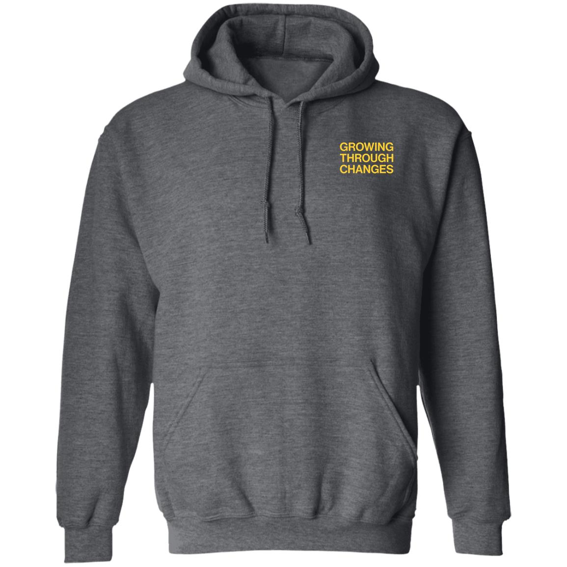 Growing Through Changes Shirt Floriconlabel Store Growing Embroidered Shirt Hoodie Sweatshirt - Teechipus