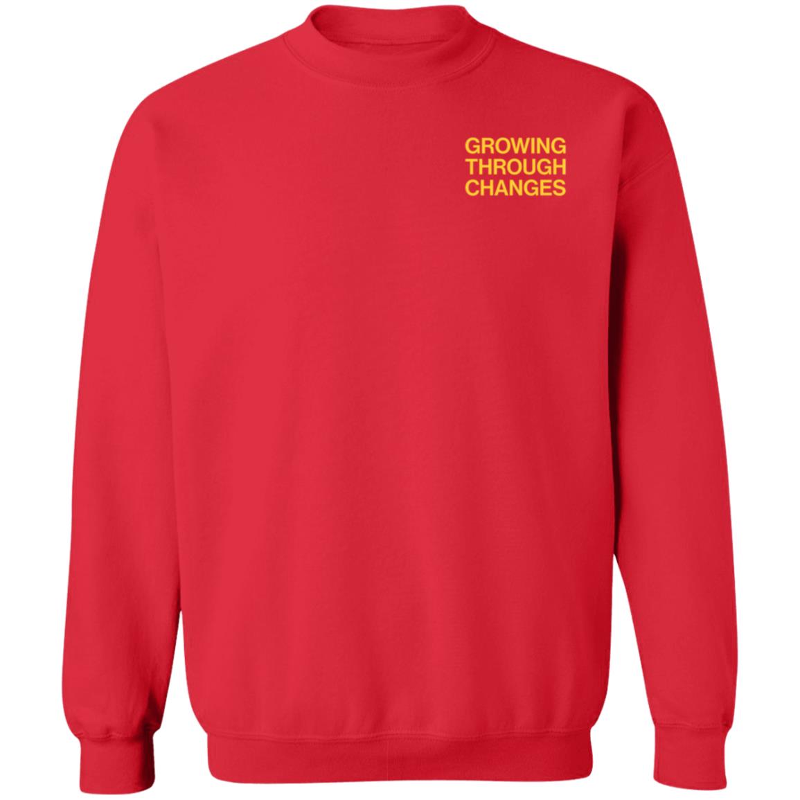 Growing Through Changes Shirt Floriconlabel Store Growing Embroidered Shirt Hoodie Sweatshirt - Teechipus