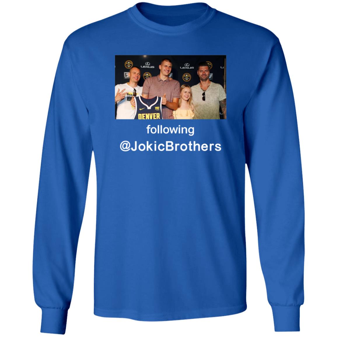Nikola Jokić Week The Loves Of His Life Following Jokicbrothers Shirt Hoodie Sweatshirt Hoop Central - Teechipus