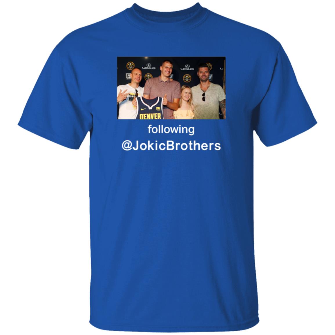 Nikola Jokić Week The Loves Of His Life Following Jokicbrothers Shirt Hoodie Sweatshirt Hoop Central - Teechipus