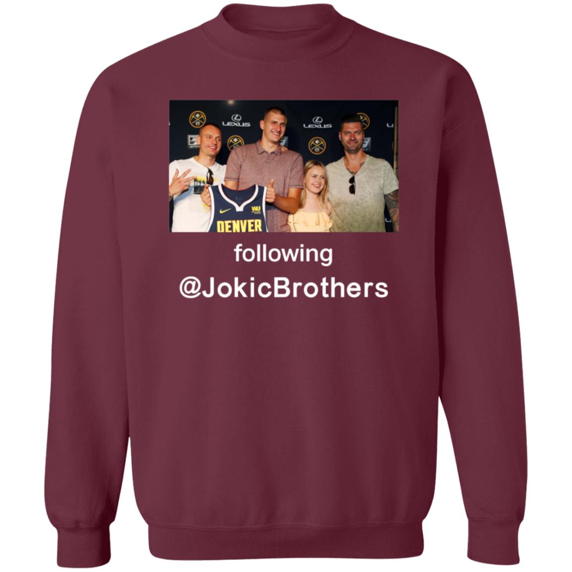 Nikola Jokić Week The Loves Of His Life Following Jokicbrothers Shirt Hoodie Sweatshirt Hoop Central - Teechipus