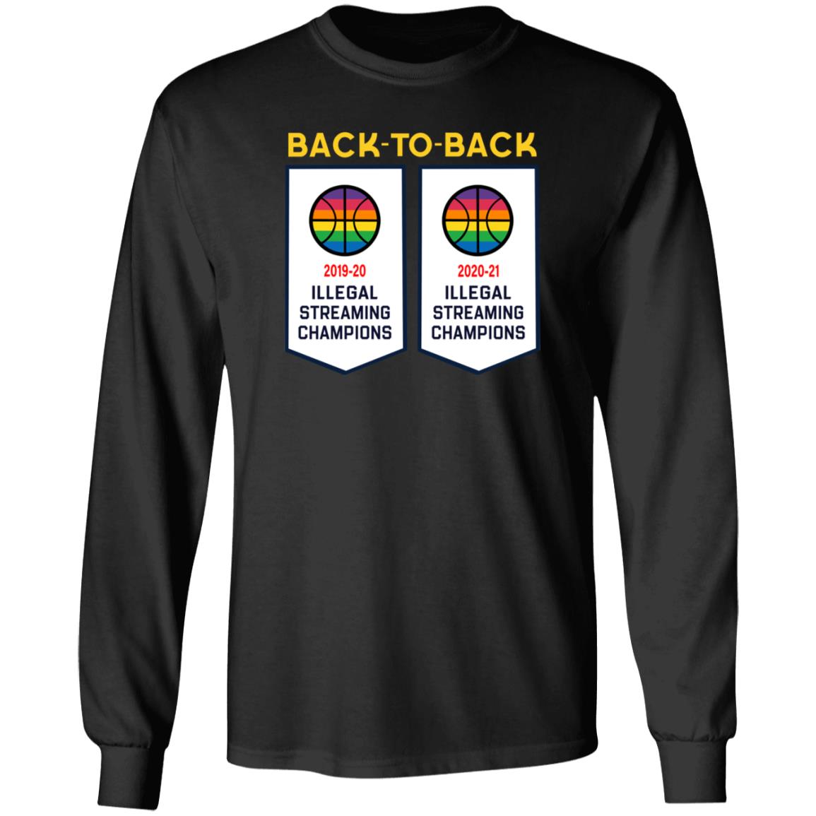Basketball Illegal Streaming Champs Shirt Decoapparelco Store - Teechipus