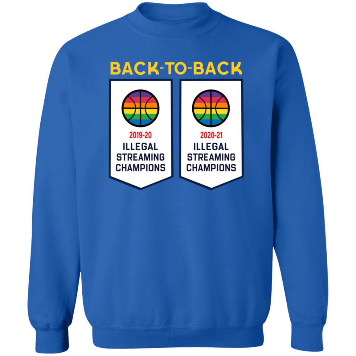 Basketball Illegal Streaming Champs Shirt Decoapparelco Store - Teechipus