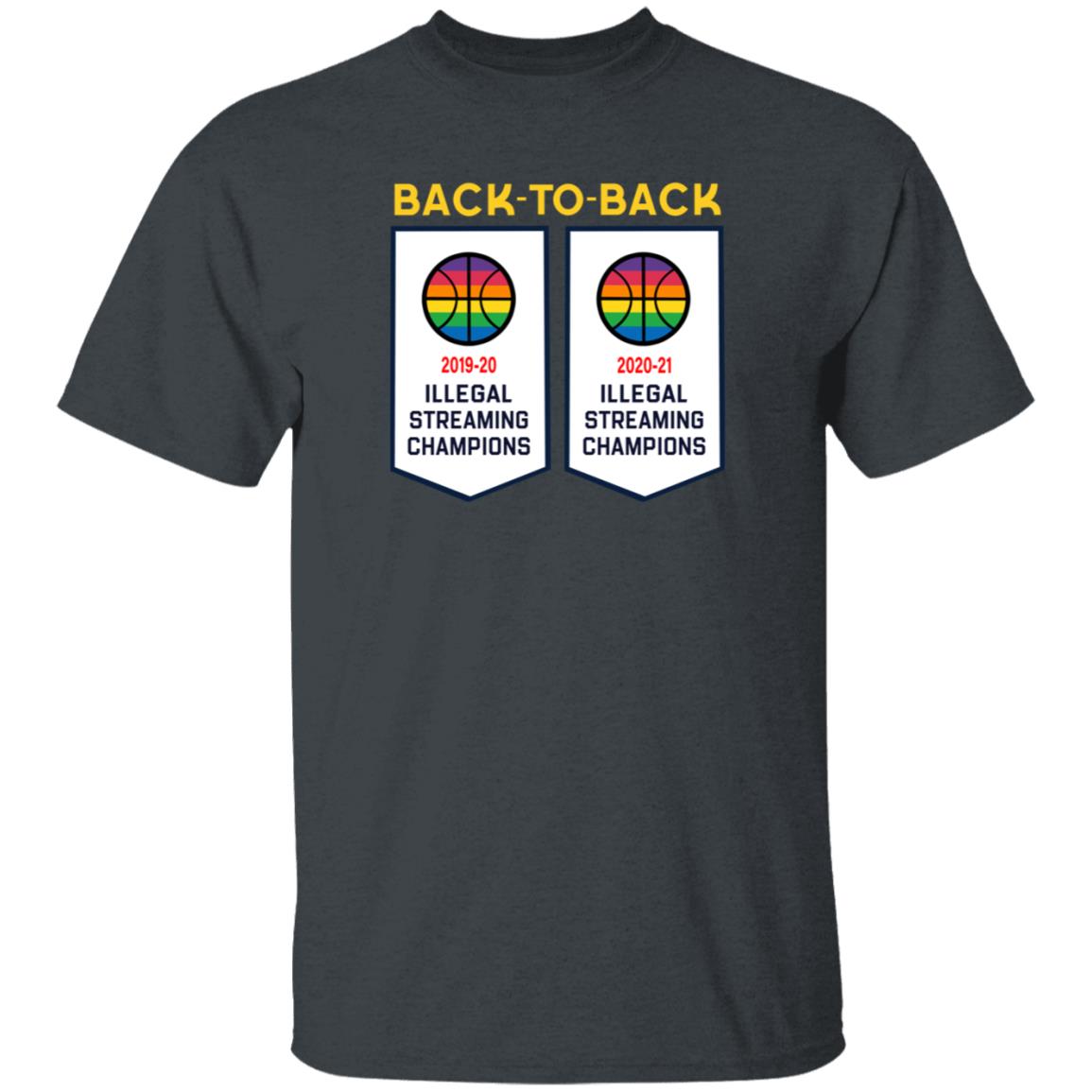 Basketball Illegal Streaming Champs Shirt Decoapparelco Store - Teechipus