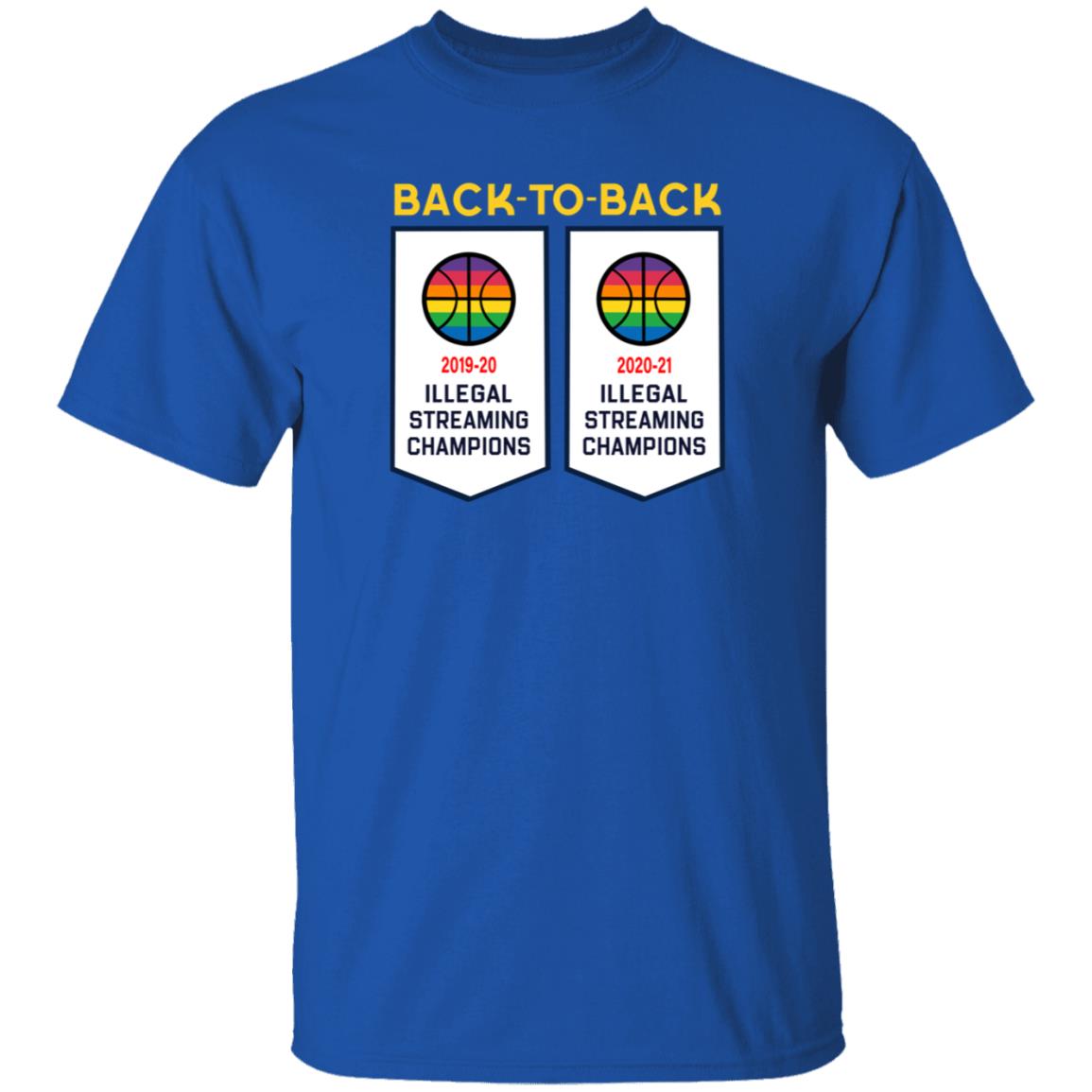 Basketball Illegal Streaming Champs Shirt Decoapparelco Store - Teechipus