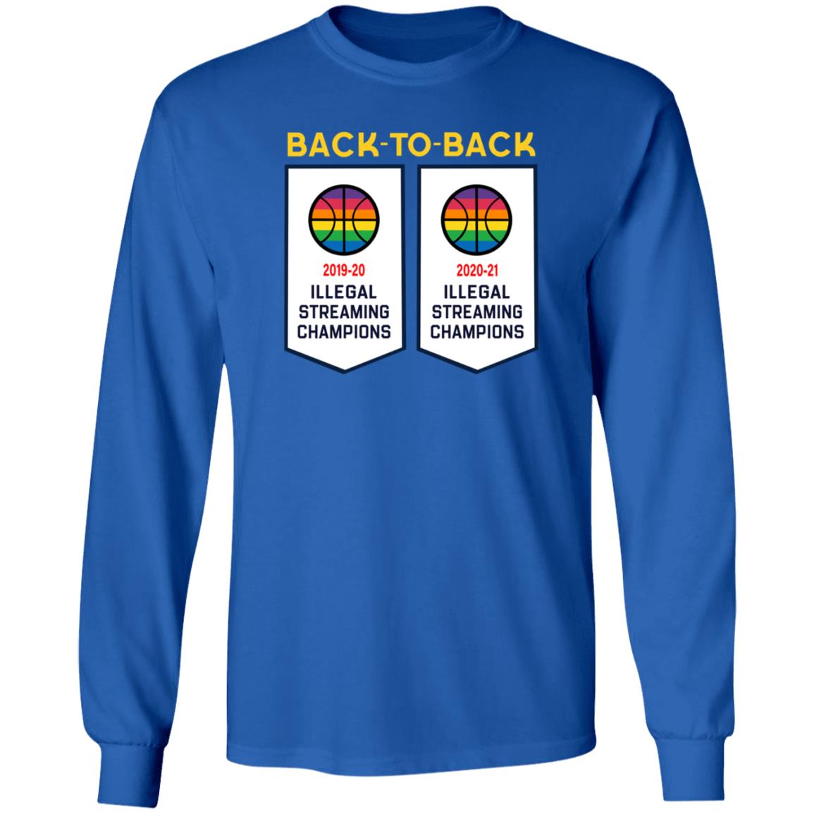 Basketball Illegal Streaming Champs Shirt Decoapparelco Store - Teechipus