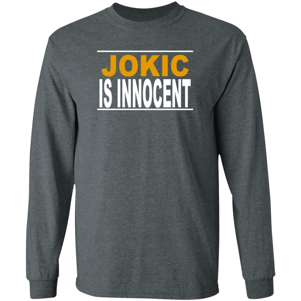Denver Nuggets Nikola Jokic Is Innocent Jokic Is Innocent Shirt Hoodie Sweatshirt - Teechipus