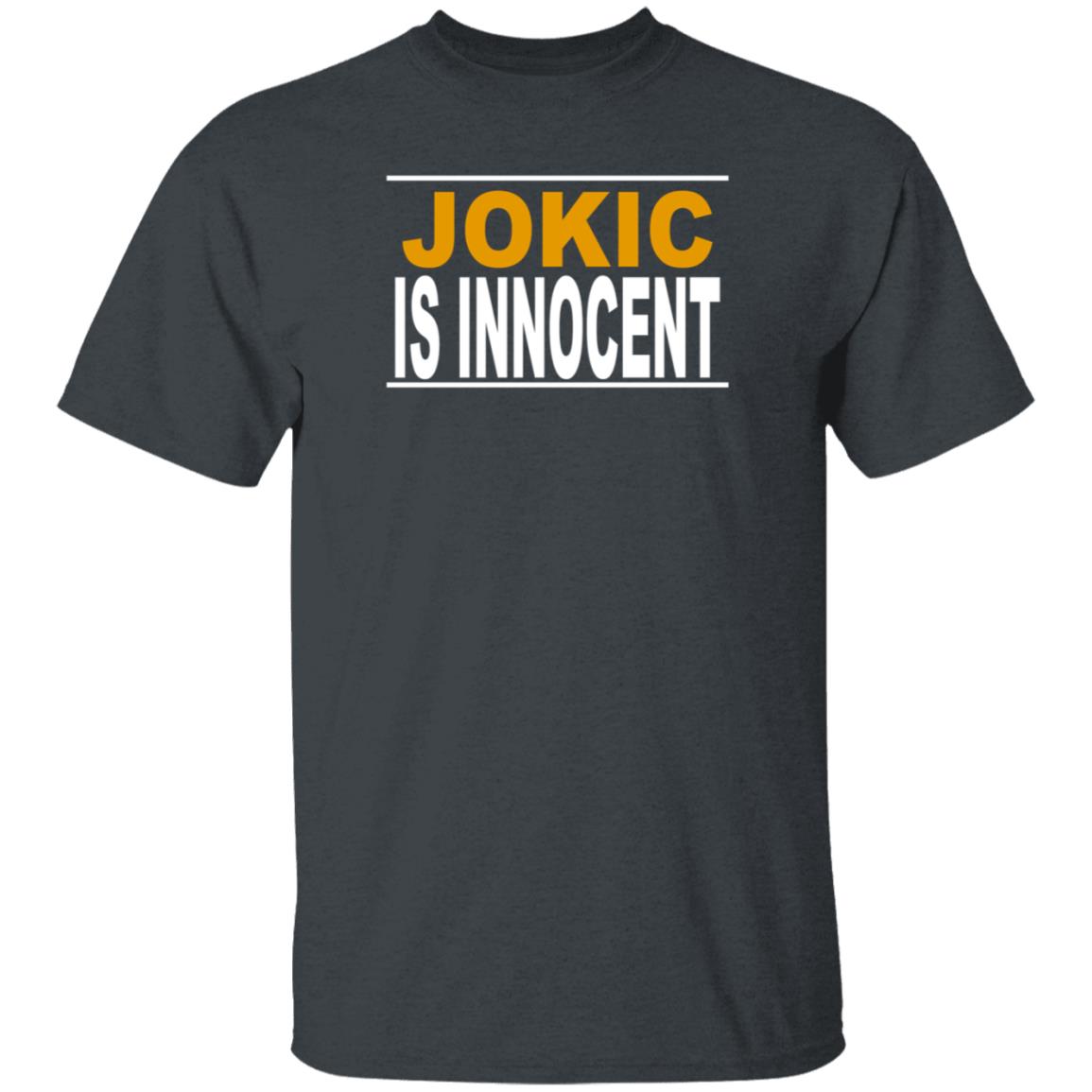 Denver Nuggets Nikola Jokic Is Innocent Jokic Is Innocent Shirt Hoodie Sweatshirt - Teechipus