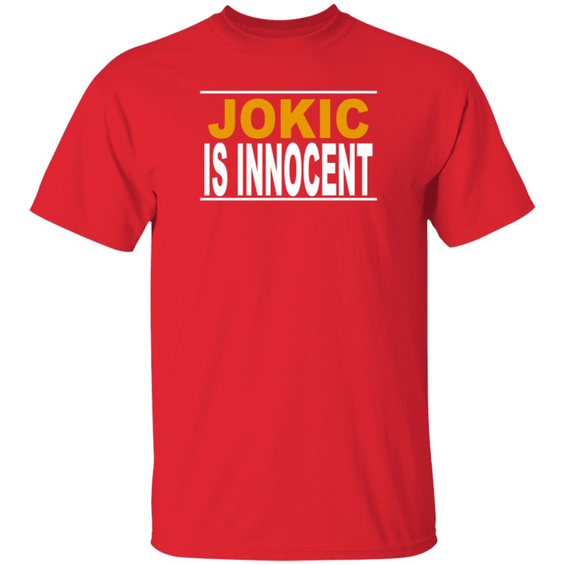 Denver Nuggets Nikola Jokic Is Innocent Jokic Is Innocent Shirt Hoodie Sweatshirt - Teechipus