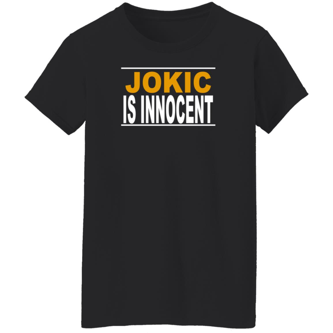 Denver Nuggets Nikola Jokic Is Innocent Jokic Is Innocent Shirt Hoodie Sweatshirt - Teechipus