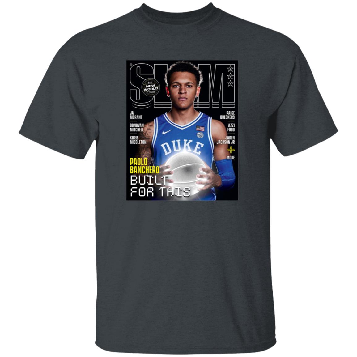 Slam Cover Tee Paolo Banchero  Slam 235  Shirt Slamgoods Merch - Teechipus