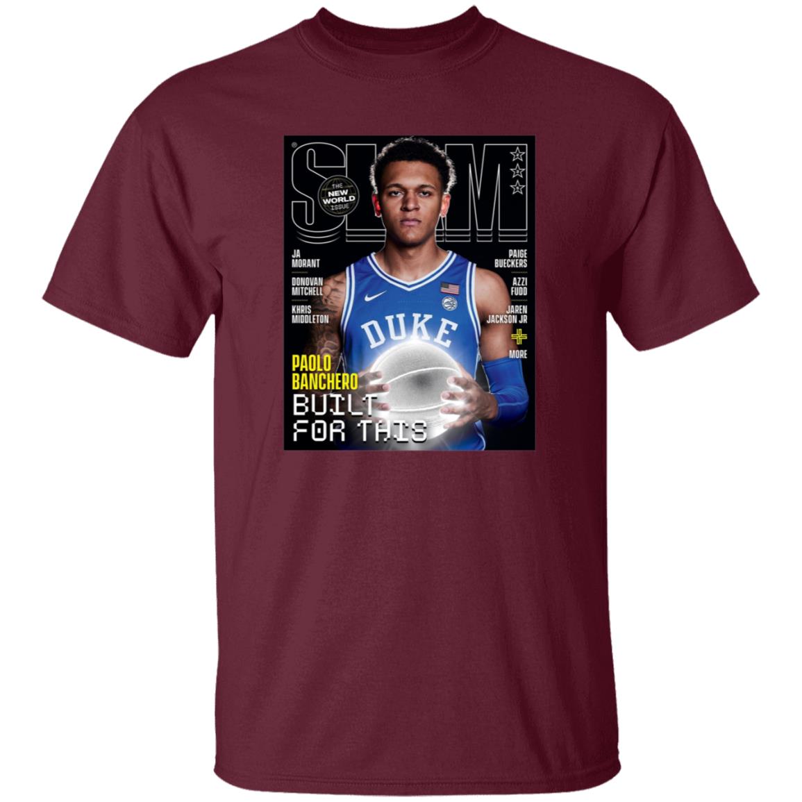 Slam Cover Tee Paolo Banchero  Slam 235  Shirt Slamgoods Merch - Teechipus