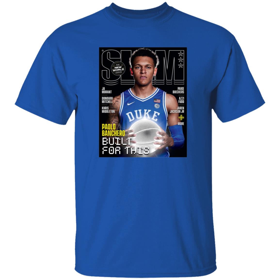 Slam Cover Tee Paolo Banchero  Slam 235  Shirt Slamgoods Merch - Teechipus